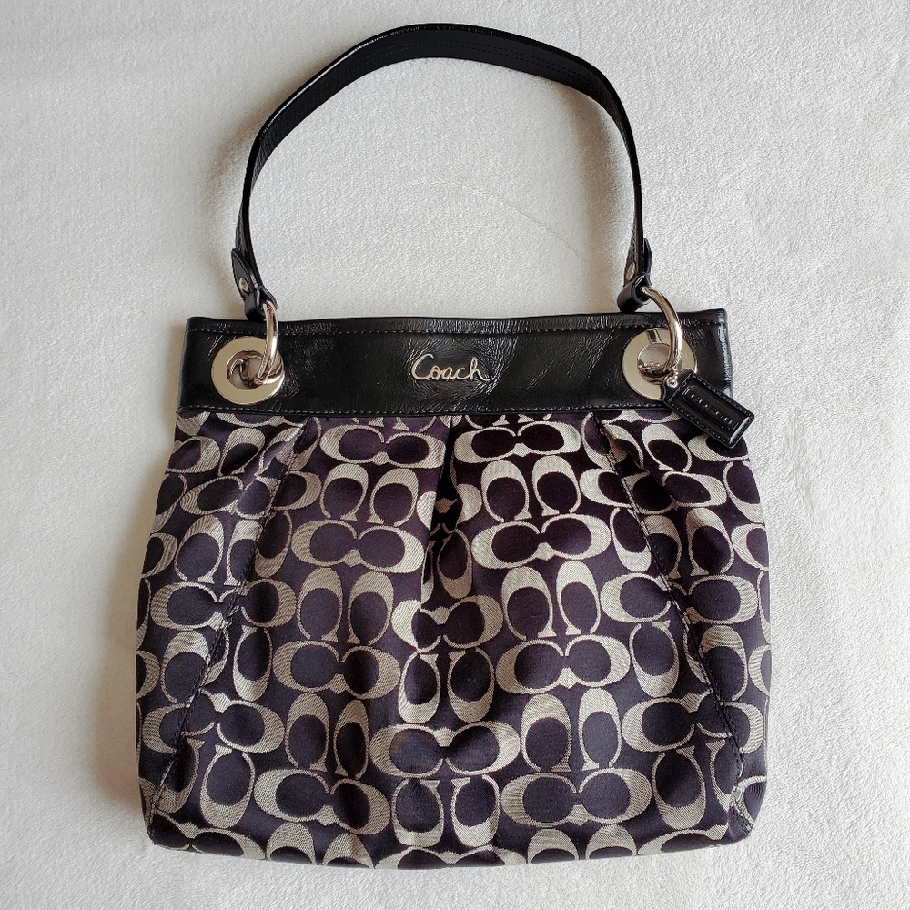 Coach Black and Gray Crossbody Bag